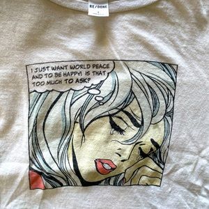 RE /DONE GRAPHIC T-SHIRT, S